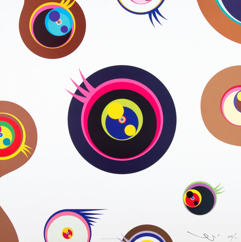 Takashi Murakami Jellyfish Eyes - White 1 Available For Immediate Takashi Murakami Jellyfish Eyes - White 1 Available For Immediate
